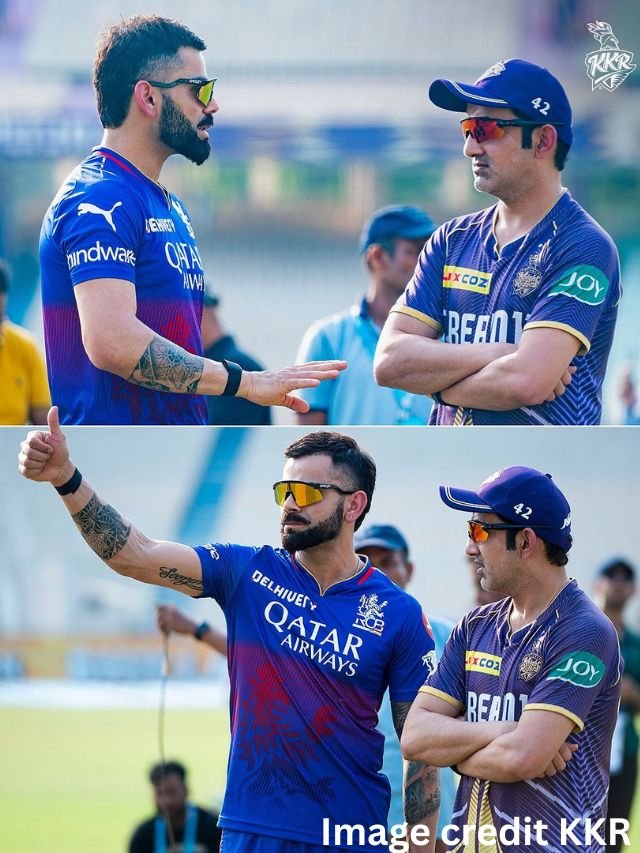 Virat Kohli and Gautam Gambhir spotted together ahead of match.