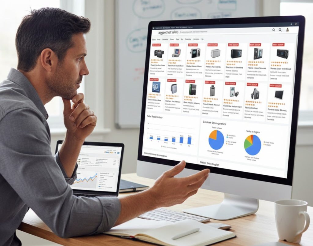 Amazon best sellers analysis for trending products